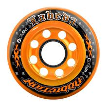 Labeda Addiction Xxx Grip Plus Inline Wheels Pack Of 4 Clear / Orange